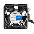Complete built-in fan set for wall-mounted housing  incl. Thermostat and connection cables