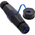 InLine Cable connector empty housing RJ45 Keystone, IP68, with cover
