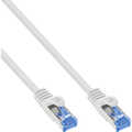 InLine Patch cable, Cat.6A, S/FTP, TPE flexible, white, 0.25m