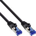 InLine Patch cable armoured, U/FTP, Cat.6A, black, 10m