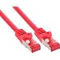 Patch cable S/FTP (PiMf), Cat.6, halogeenvrij, rood, 0.3m