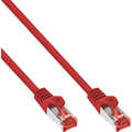 InLine Patch cable, S/FTP (PiMf), Cat.6, halogen-free, copper, red, 3m
