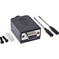 InLine D-Sub 9 breakout terminal block, socket, screw terminal, knurled screw