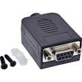InLine D-Sub 9 breakout terminal block, socket, screw terminal