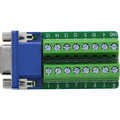 InLine Terminal block, VGA (HD15), socket, 2-row, screw terminal