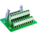 InLine IDC 20 socket to terminal block, 10-pin, on circuit board