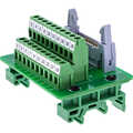 InLine IDC 20 socket to terminal block, 10-pin, on circuit board