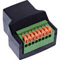 InLine® RJ45 socket to terminal block, 8-pin, push-in terminal