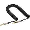 InLine Slim Audio Spiral Cable 3.5mm male to male 4-pin Stereo 2m