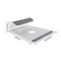 Notebook stand, medium, aluminium