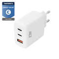 ACT USB-C/USB-A lader 65W 3-poorts met Power Delivery PPS, QuickCharge en GanFast