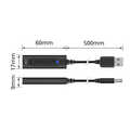 Van USB-A naar 3,5mm jack 0.5 meter External Sound Card
