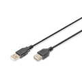 USB extension cable, type A M/F, 1.8m, USB 2.0 suitable, bl