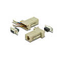 Adaptor, DB9, RJ45, Modular DB9 F, RJ45 F