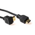 InLine High Speed HDMI Cable with Ethernet, angled, 1m