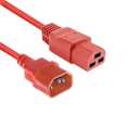 ACT Netsnoer C14 - C21 IEC60320 rood 1 m