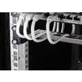 1U 19 inch metalen rail voor kabelbinder voor server- en patchkasten