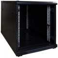 12U, 19Inch serverkast, glazen deur (BxDxH) 600x800x643mm