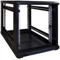 12U mini serverkast met glazen deur 600x600x720mm (BxDxH)