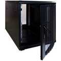 12U mini serverkast met geperforeerde deur 600x1000x720mm (BxDxH)