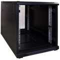 12U mini serverkast met geperforeerde deur 600x800x720mm (BxDxH)