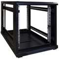 12U mini serverkast met geperforeerde deur 600x800x720mm (BxDxH)