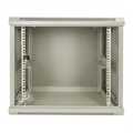 15HE 19Inch Wandkast, (kantelbaar) voordeur, (BxDxH) 600x600x769mm, Licht Grijs