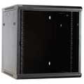 12U wandkast ongemonteerd met glazen deur 600x600x635mm (BxDxH)