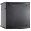 12U wandkast ongemonteerd met glazen deur 600x600x635mm (BxDxH)