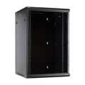 27U wandkast met glazen deur 600x600x1400mm (BxDxH)