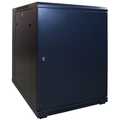 15U mini serverkast met glazen deur 600x1000x860mm (BxDxH)