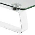Glass tabletop monitor riser, max. 20 kg