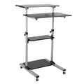 Sit-stand workstation, mobile