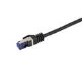 Patch cable Cat.6A S/FTP Ultraflex GHMT certified, black  1.0m