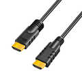 HDMI cable, A/M to A/M, 4K/30 Hz, amplifier, black, 25 m