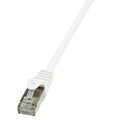 Patch cable Econline, Cat.6, F/UTP, white, 10 m