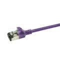 Slim CAT6A patchkabel U/FTP PIMF SlimLine paars 5m