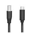 USB 3.2 Gen1 Type-C cable, C/M to USB-B/M, black, 2 m