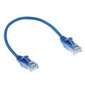 ACT Blauw LSZH U/UTP CAT6 slimline patchkabel snagless 5m