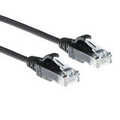 Slim Patch cable, U/UTP, Cat.6, black, 5m