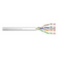 CAT 6 U-UTP patch cable, raw, AWG 26/7, LSZH simplex, 305 m, paper box, grey