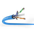 CAT 6A U-UTP installation cable, 500 MHz Dca (EN 50575), AWG 23/1, 305 m drum, Sx, blue