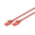 CAT 6 U-UTP patch cord, Cu, LSZH AWG 26/7, length 0.50 m, color red