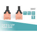 CAT 6 U-UTP patch cord, Cu, LSZH AWG 26/7, length 5 m, color black