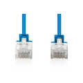 CAT 6 U-UTP slim patch cord, Cu, LSZH AWG 32/7, length 5 m, Blue