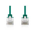 CAT 6 U-UTP slim patch cord, Cu, LSZH AWG 32/7, length 0.5 m, Green