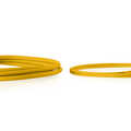 CAT 6 U-UTP slim patch cord, Cu, LSZH AWG 32/7, length 0.3 m, Yellow