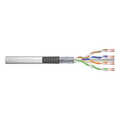 CAT 6 SF-UTP patch cable, raw 100 m, paper box, AWG 26/7, LSZH, sx, grey