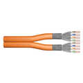 CAT 7 S-FTP installation cable, 1200 MHz B2ca (EN 50575), AWG 23/1, 500 m drum,