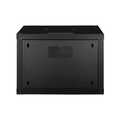 7U wall mounting cabinet, Unique 420x600x600 mm, color black (RAL 9005)